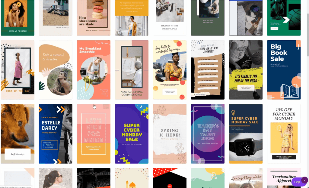 Canva Instagram Story Templates